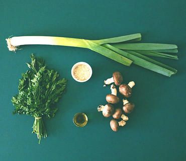 Cannelloni de verts de poireaux