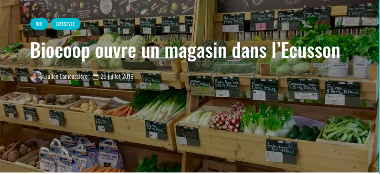 Biocoop ouvre un magasin dans l'Ecusson